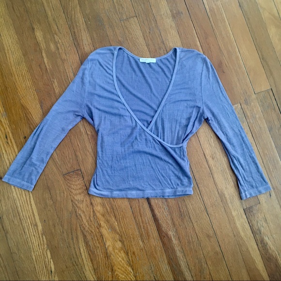 Truly Madly Deeply Tops - Truly Madly Deeply Grey 3/4 sleeve shirt/sweater